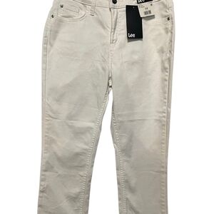 Lee Women's Straight Leg Jeans in White